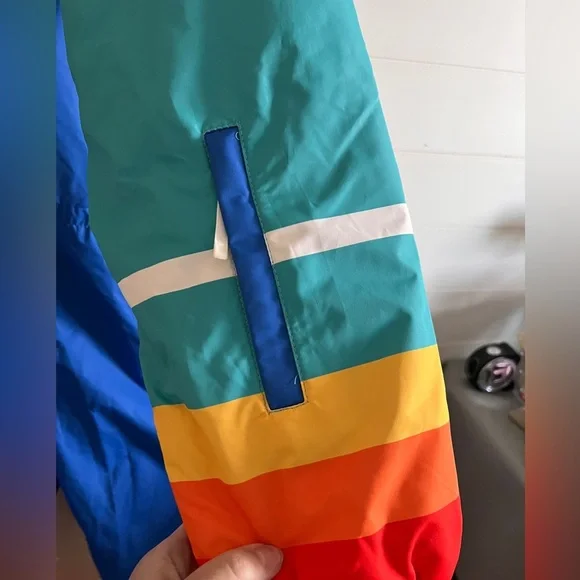 Tipsy Elves Ski Suit Mens Large Rise ‘n Ride Retro Snow Suit Brand Missing Belt - Picture 8 of 13